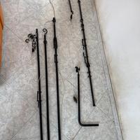 Pali per tende tende in ferro battuto artigianale