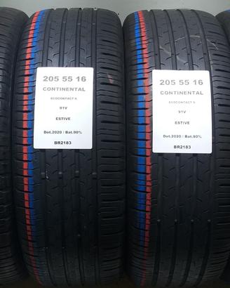 4 GOMME 205 55 16 CONTINENTAL BR2183