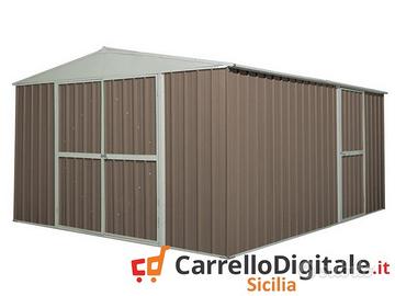 Box prefabbricato in acciaio 360x430 185kg tortora