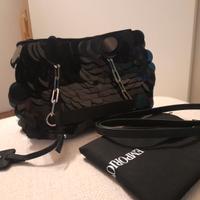 Borsa Armani paillettes nere grandi