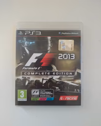 F1 2013 Complete Edition PS3 PlayStation 3