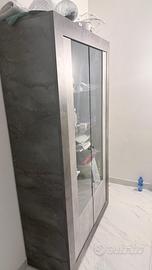 Vetrina legno e vetro