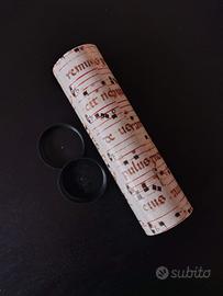 tubo cartone astuccio penne matite musica scuola
