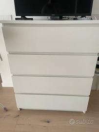 Cassettoera malm bianca