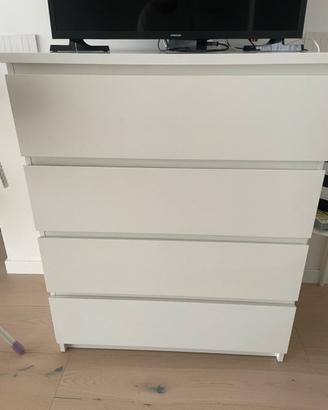 Cassettoera malm bianca