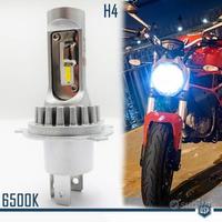 Lampada Moto FULL LED H4 BIANCA POTENTE 6500K