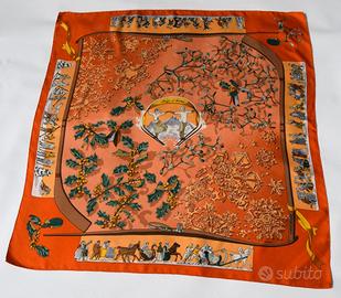 Hermes Vintage Neige D'Antan Foulard