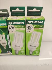 5 lampadine risparmio energetico Syvania E14 8W
3 