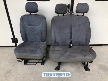 Sedili Renault Trafic 2004 grigio chiaro stoffa