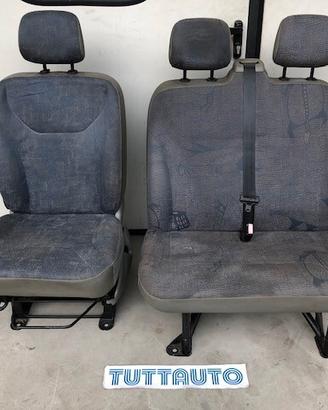 Sedili Renault Trafic 2004 grigio chiaro stoffa