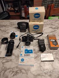 Minolta Macchina fotografica obiettivi e flash