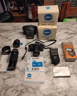 Minolta Macchina fotografica obiettivi e flash