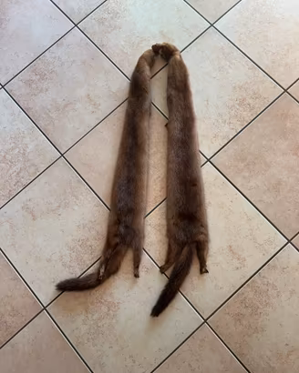 Sciarpa Vintage in Vera Pelliccia di Visone