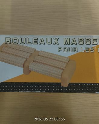 massaggiatore per piedi in legno