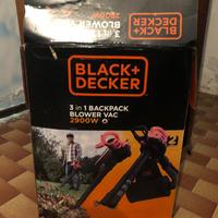 Soffiatore,aspiratore black decker elettrico