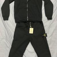 tuta Stone Island nera uomo 