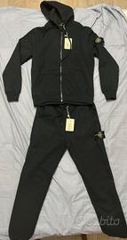 tuta Stone Island nera uomo 