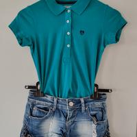 Set estivo donna taglia S – Polo + shorts jeans