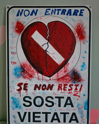 Non entrare se non resti