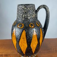 Vaso vintage anni ’60  Fat Lava argilla artigianal