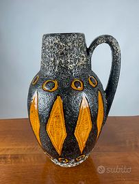 Vaso vintage anni ’60  Fat Lava argilla artigianal