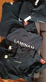 magliette da lavoro T-shirt nuove Laminam 4pz 