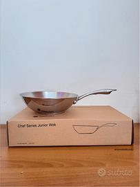 Tupperware junior Wok 24 cm acciaio inox