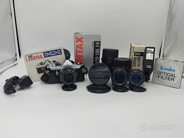 Lotto macchine fotografiche e obiettivi vintage