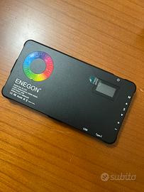 Lampada per fotocamera enegon sl c02 rgb led