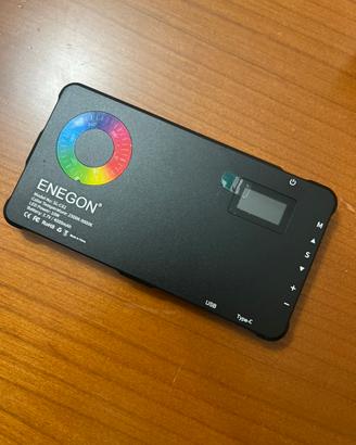 Lampada per fotocamera enegon sl c02 rgb led