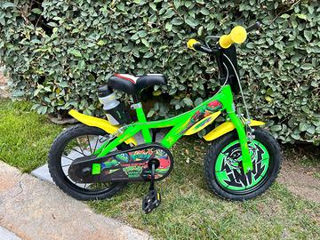 Bici bambino ninja turtles 4-6 anni