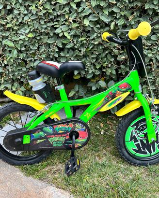 Bici bambino ninja turtles 4-6 anni