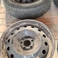 Cerchi ferro 16 per 500L + copricerchi + 2 gomme