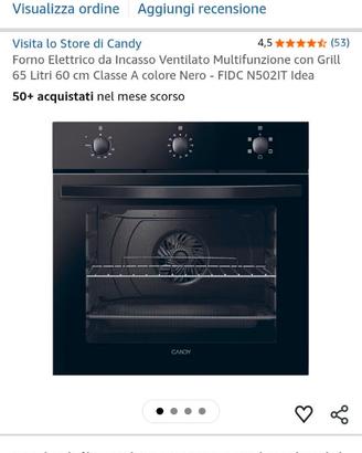 Forno elettrico ventilato Candy