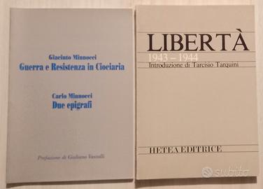 2 Libri Antifascismo-Resistenza Ciociaria e Lazio