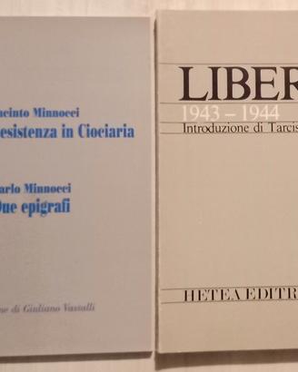 2 Libri Antifascismo-Resistenza Ciociaria e Lazio
