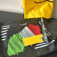 gabs borsa a mano nera a tema Fiat 500