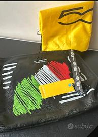 gabs borsa a mano nera a tema Fiat 500