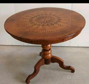 TAVOLINO ROLINO ANTIQUARIATO 2'METÀ OTTOCENTO