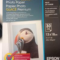 Premium Classic photo paper Epson 13x18 30 fogli 