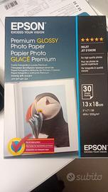 Premium Classic photo paper Epson 13x18 30 fogli 