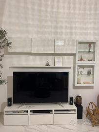Parete attrezzata salotto tv