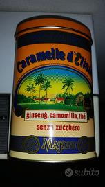 latta majani d'epoca caramelle d'elisir