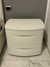 Coppia di comodini Tomasella mod. Bogart in legno