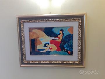 Salvatore Fiume Tahiti '92 litografia 