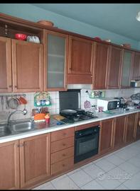 cucina 5 metri legno massello