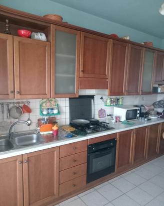 cucina 5 metri legno massello
