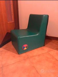 poltrona per bambini in ecopelle