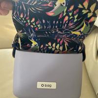 Mini O-bag  borsetta lila e blu