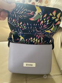 Mini O-bag  borsetta lila e blu